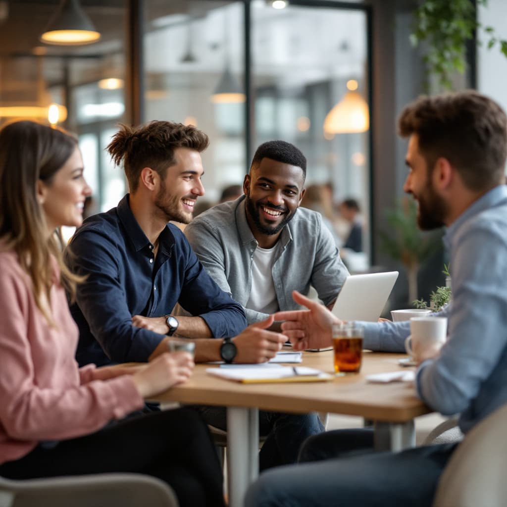 Founders networking at a CIBAStartups event